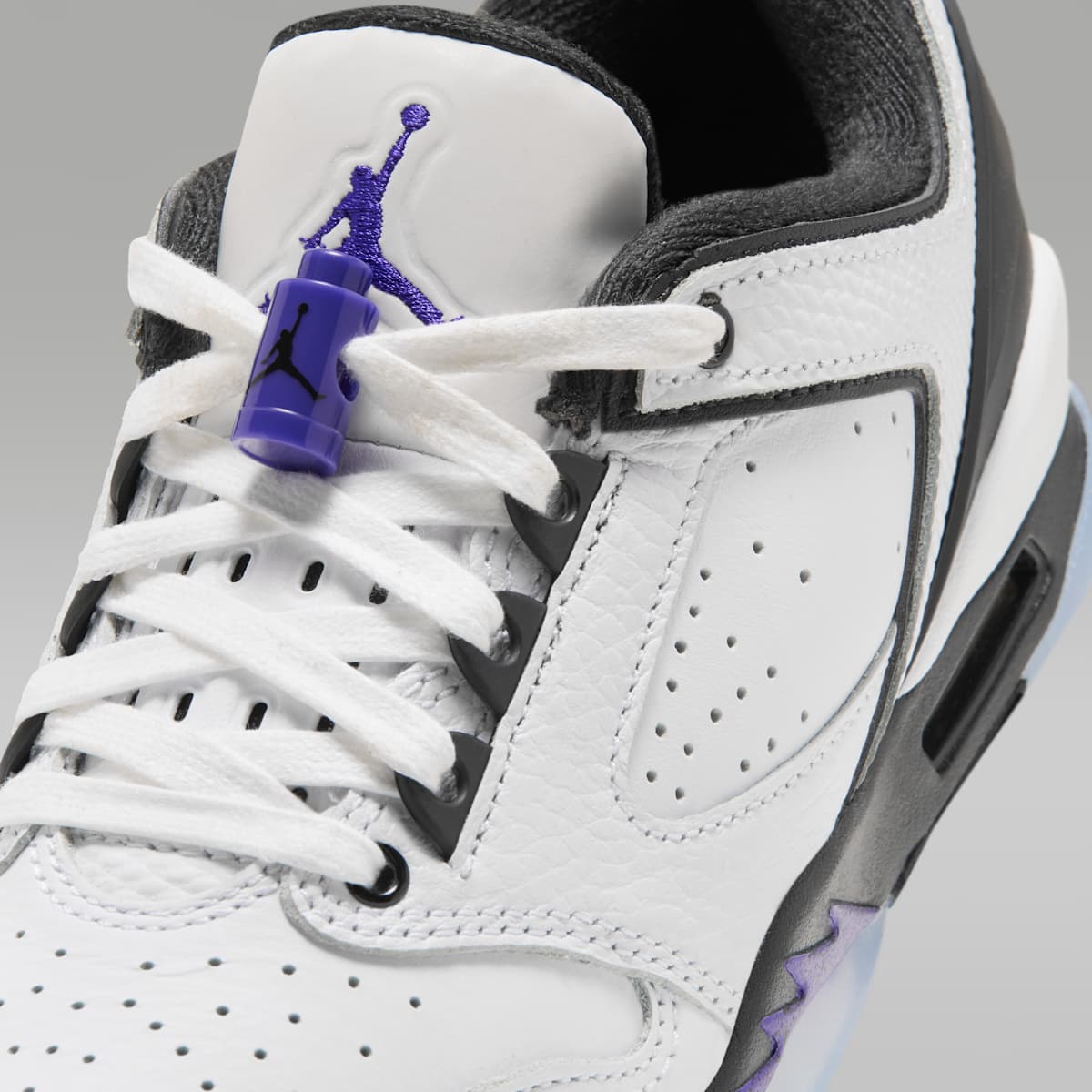 Air Jordan Sixty Plus Low Big Kids' Shoes - White/Black/Dark Concord