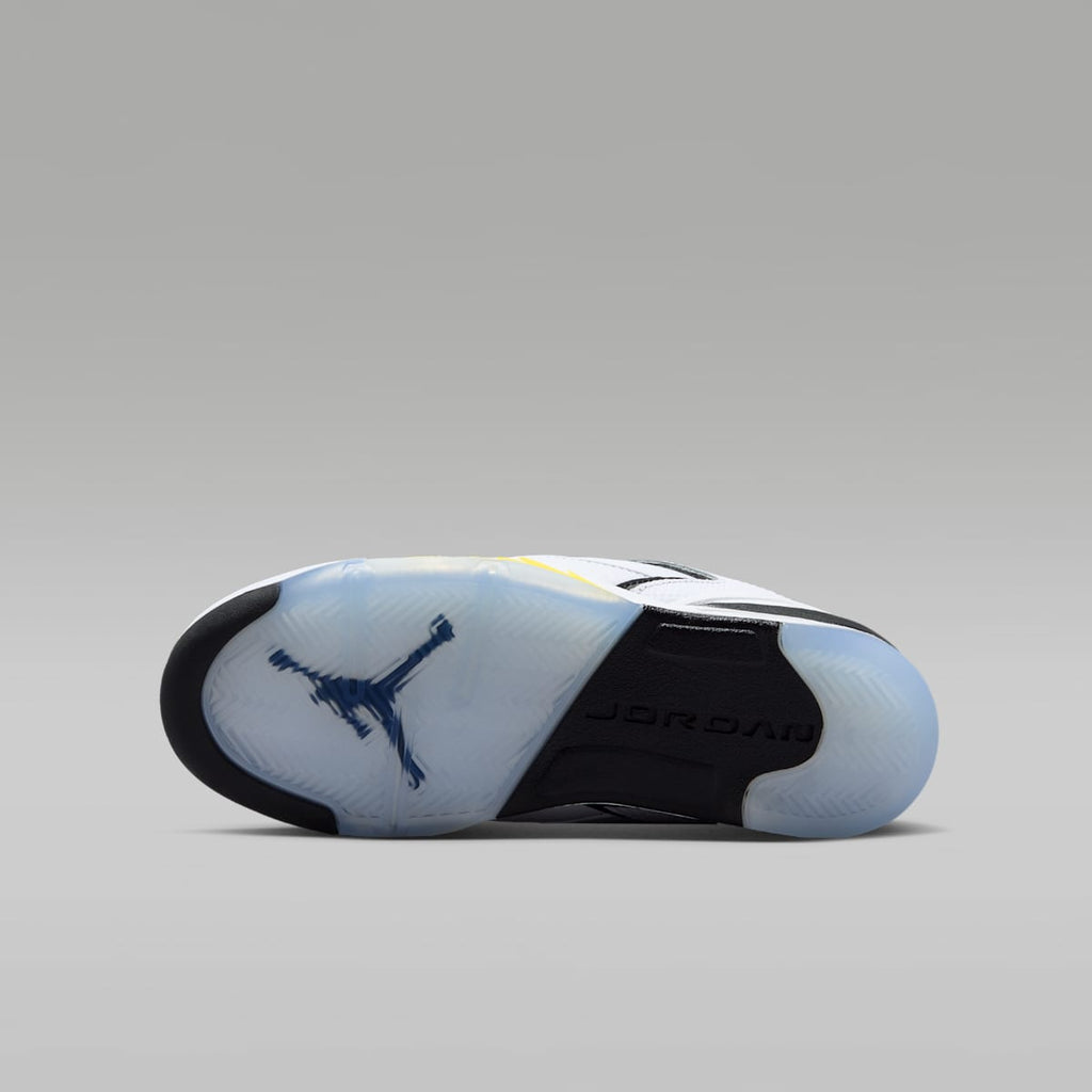 Air Jordan Sixty Plus Low Big Kids' Shoes - White/Tour Yellow/Black