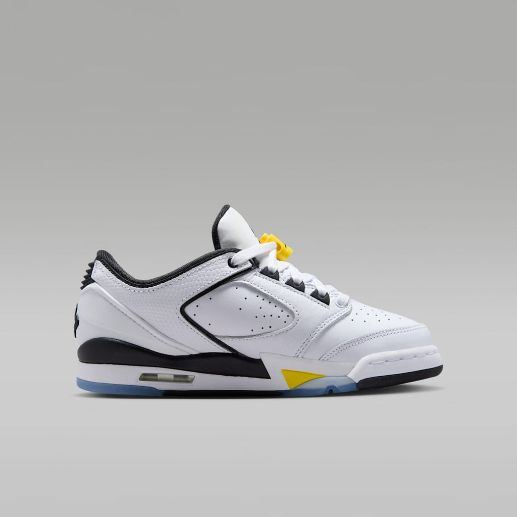 Air Jordan Sixty Plus Low Big Kids' Shoes - White/Tour Yellow/Black