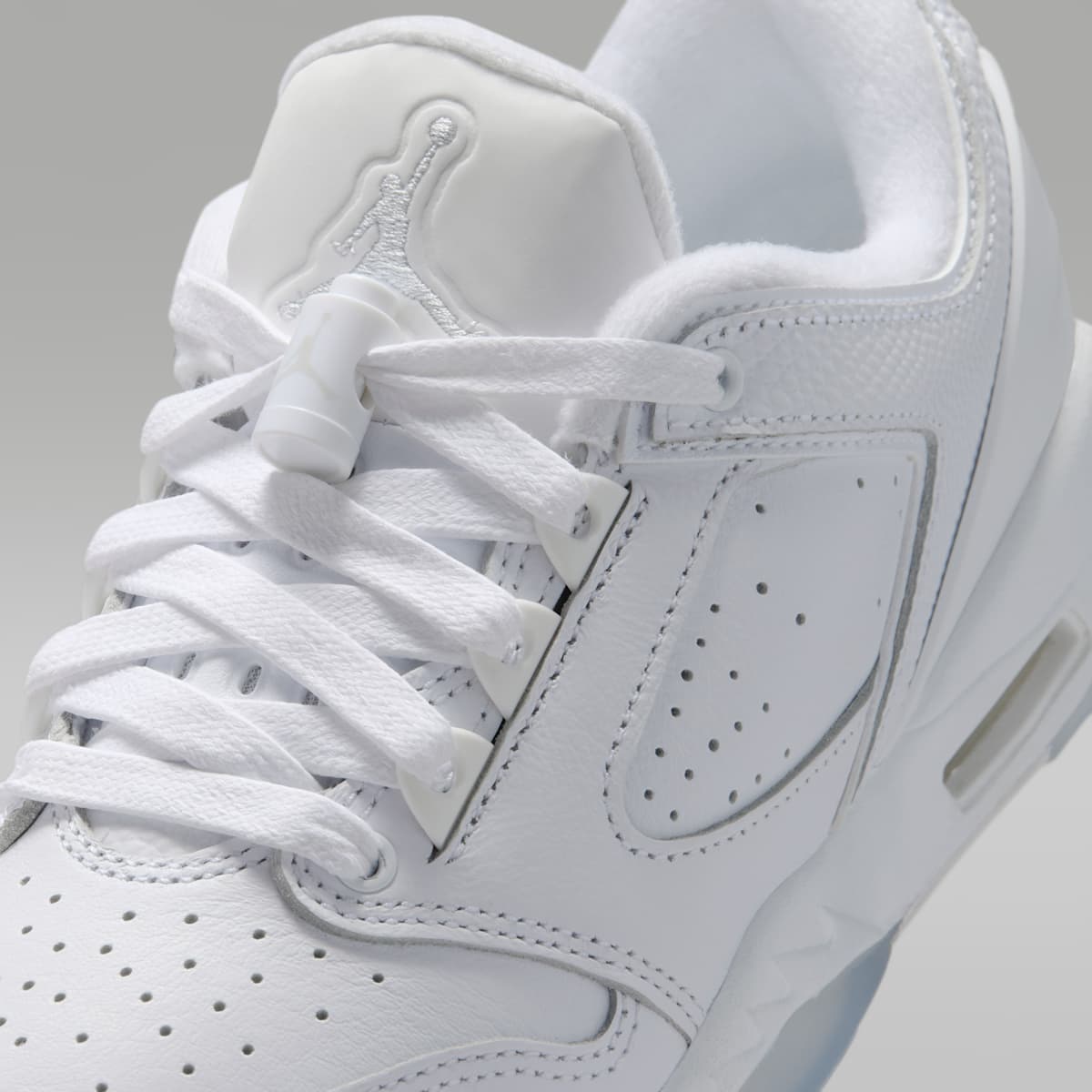 Air Jordan Sixty Plus Low Big Kids' Shoes - White/Black/Pure Platinum