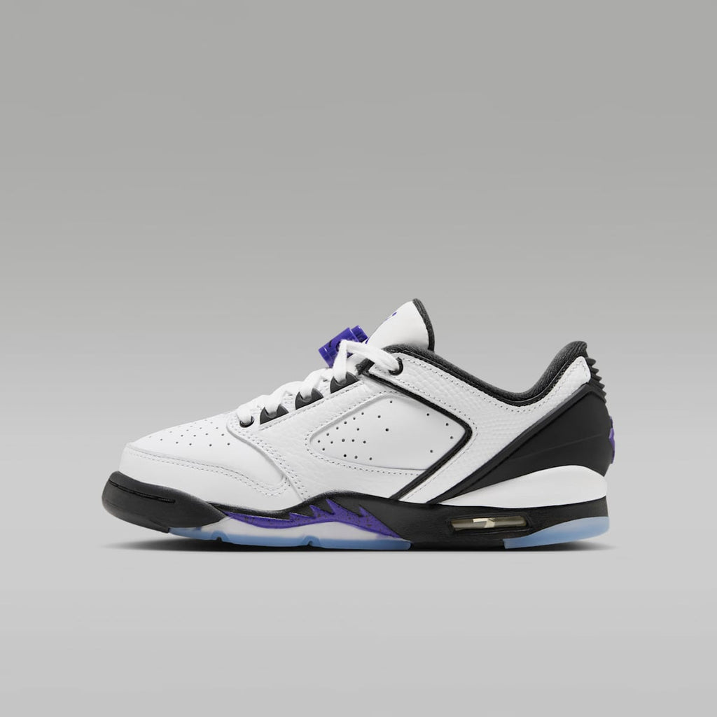 Air Jordan Sixty Plus Low Big Kids' Shoes - White/Black/Dark Concord