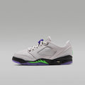 Air Jordan Sixty Plus Low Big Kids' Shoes - Light Bone/Laser Purple/Black/Scream Green - Image 1