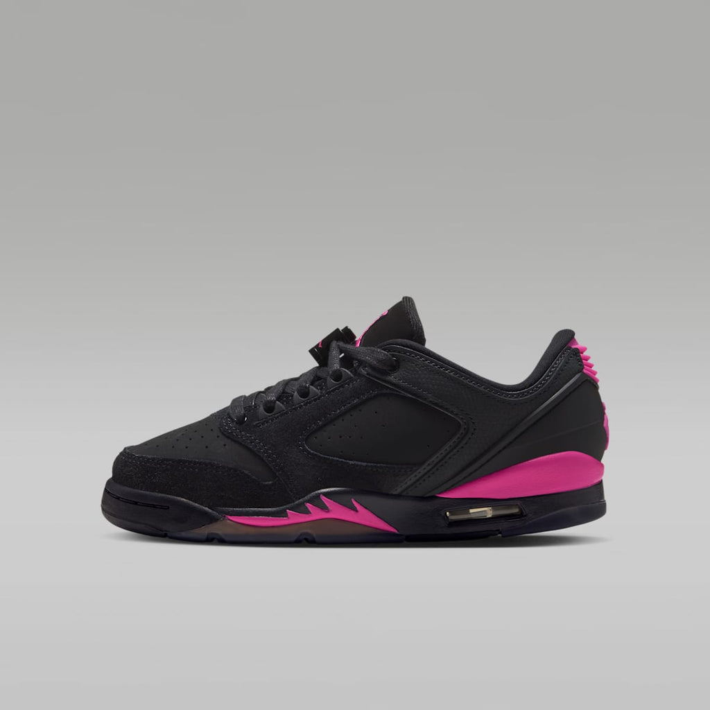 Air Jordan Sixty Plus Low Big Kids' Shoes - Black/Anthracite/Laser Fuchsia