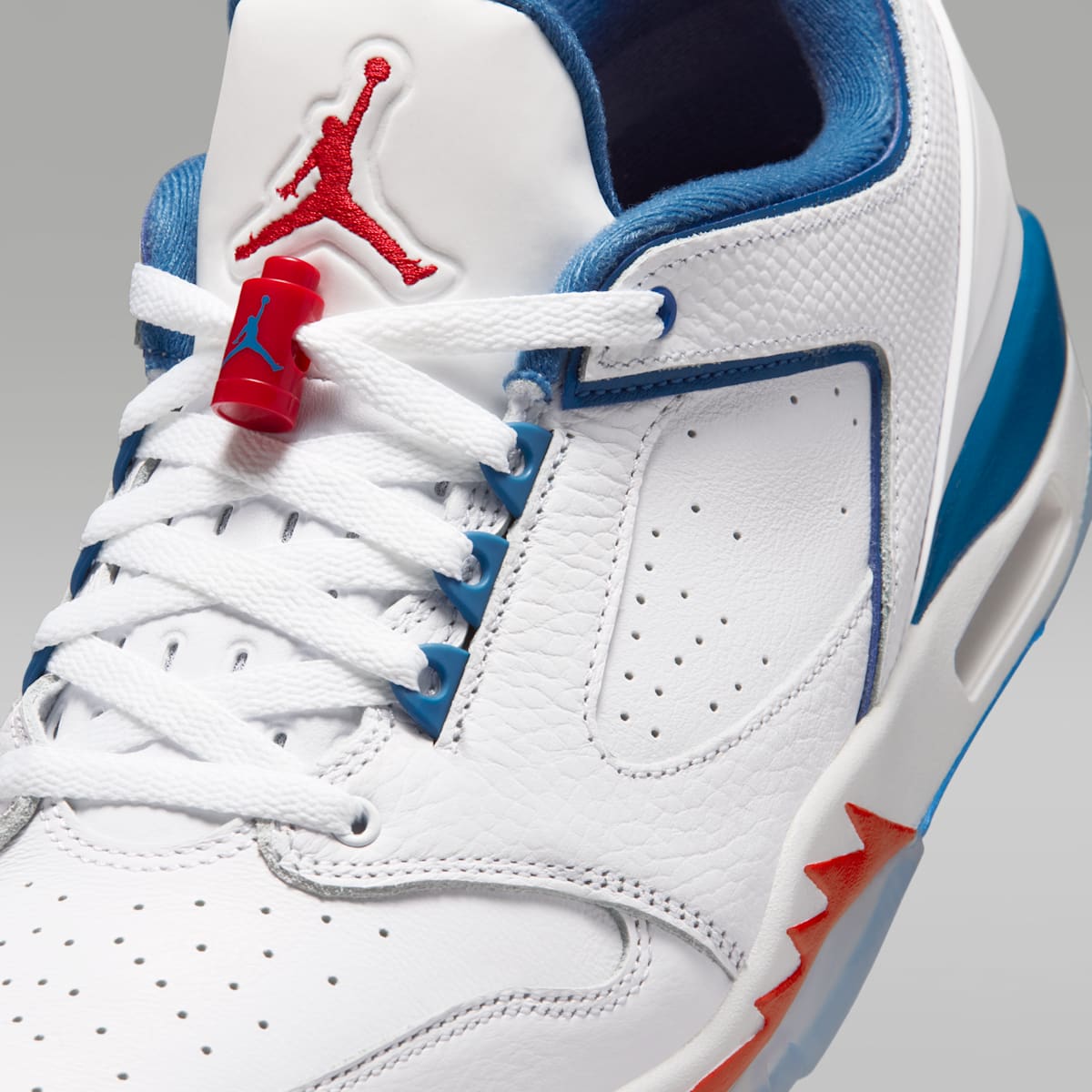 Jordan Sixty Plus Low Men's Shoes - White/True Blue/Varsity Red - Image 7