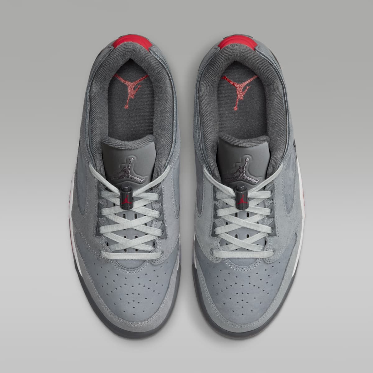 Jordan Sixty Plus Low Men's Shoes - Cool Grey/White/University Red/Dark Grey - Image 4