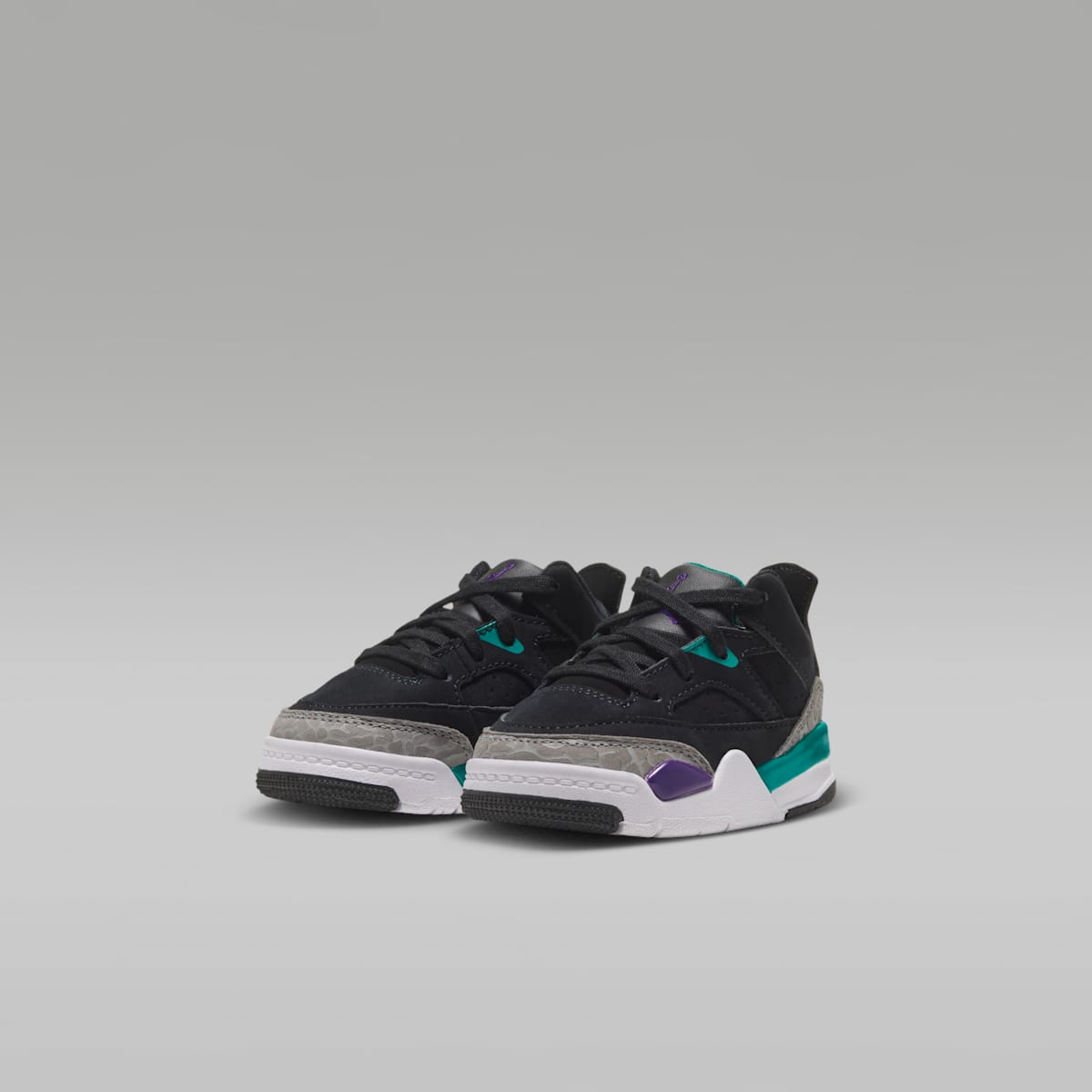 Jordan Son of Mars Baby/Toddler Shoes - Black/Rio Teal/White/Court Purple - Image 5