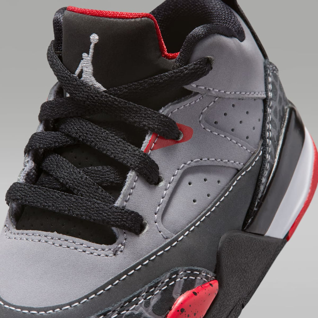 Jordan Son of Mars Baby/Toddler Shoes - Cement Grey/Black/Fire Red/White - Image 7