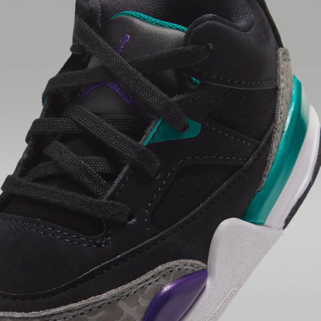 Jordan Son of Mars Baby/Toddler Shoes - Black/Rio Teal/White/Court Purple - Image 7