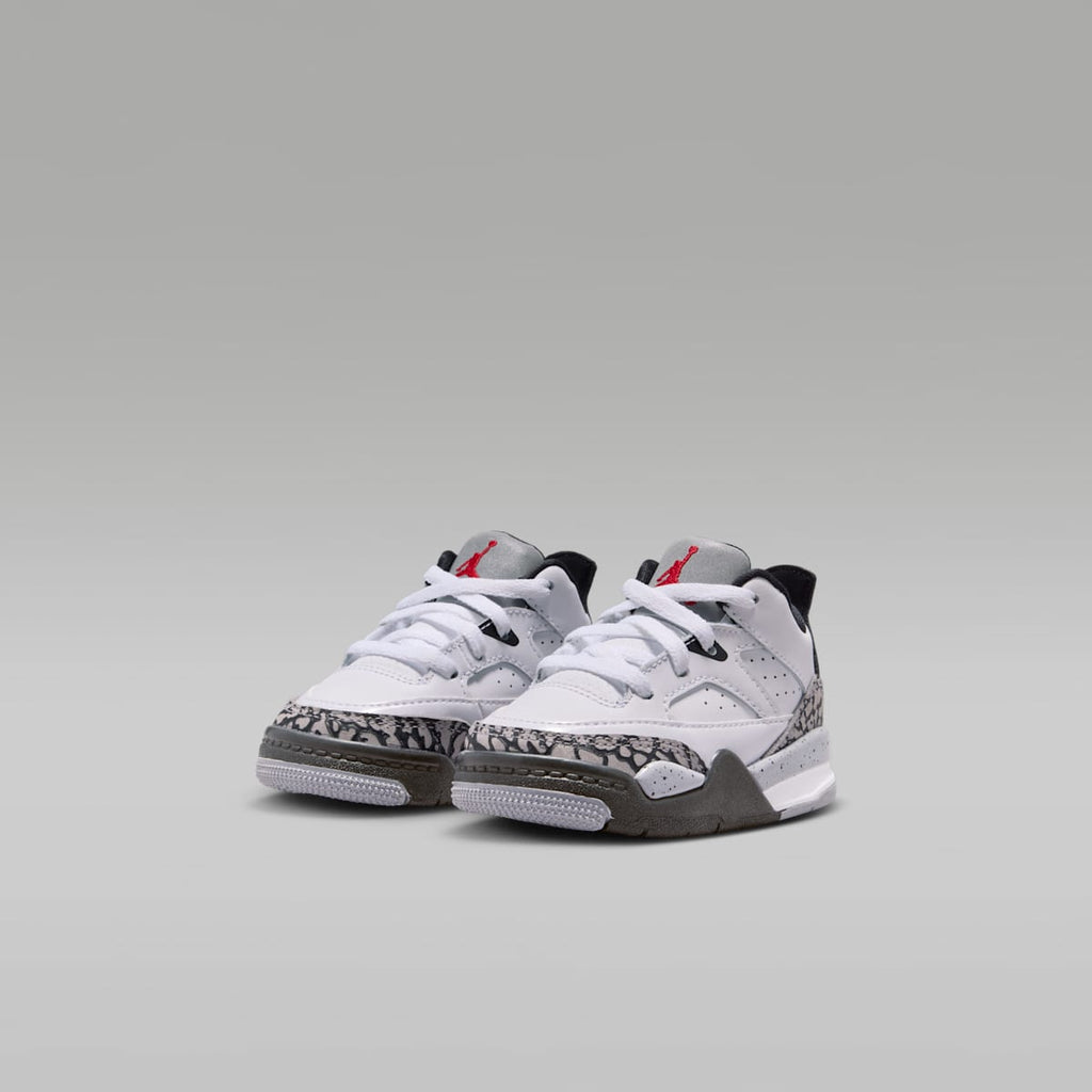 Jordan Son of Mars Baby/Toddler Shoes - White/Black/Cement Grey/Gym Red