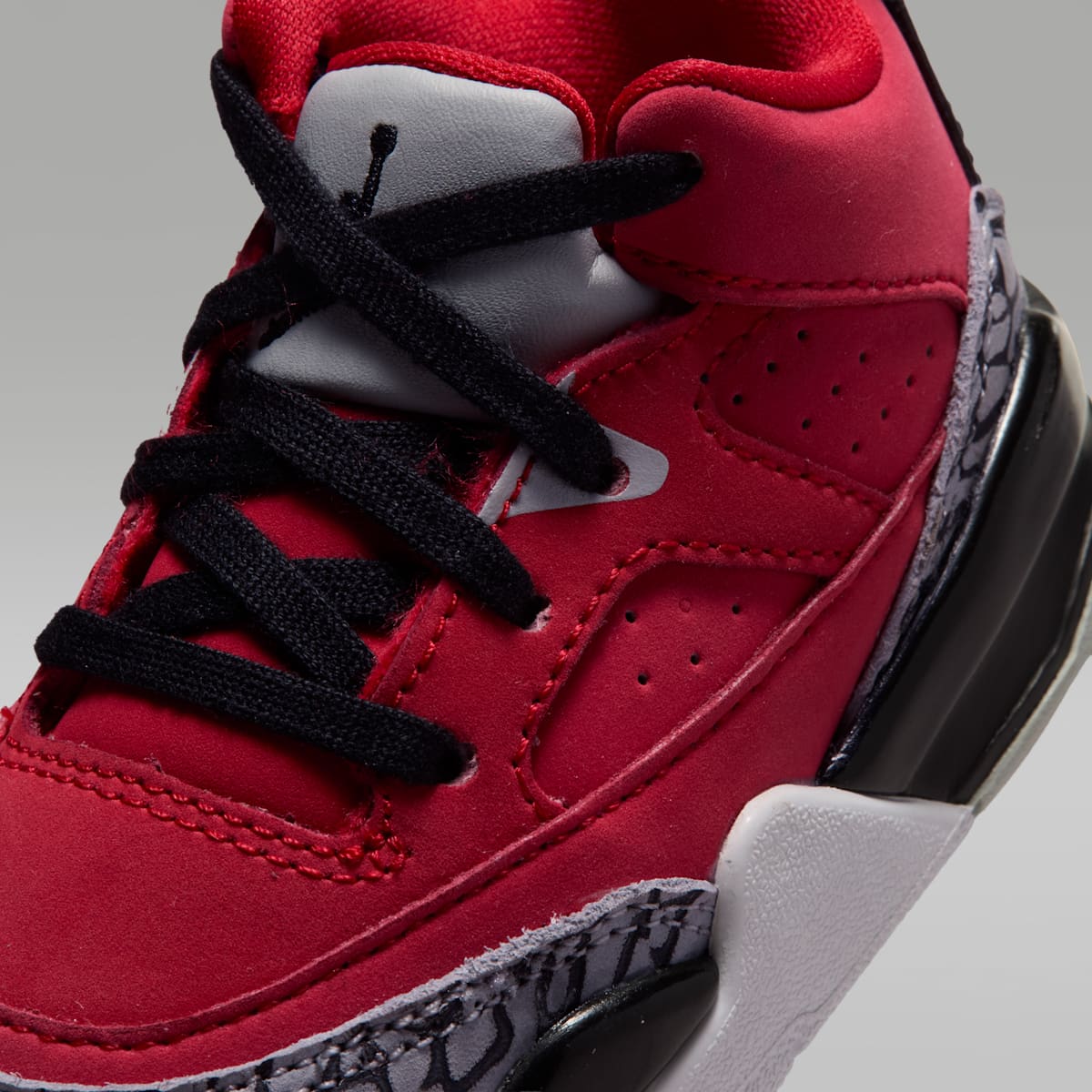 Jordan Son of Mars Baby/Toddler Shoes - Fire Red/Grey Mist/White/Black - Image 7