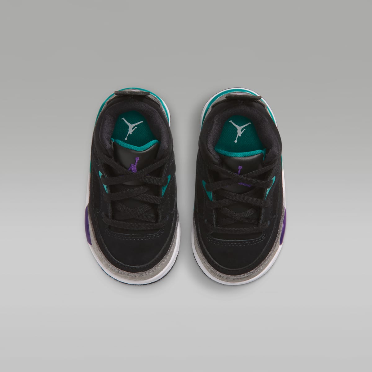 Jordan Son of Mars Baby/Toddler Shoes - Black/Rio Teal/White/Court Purple - Image 4