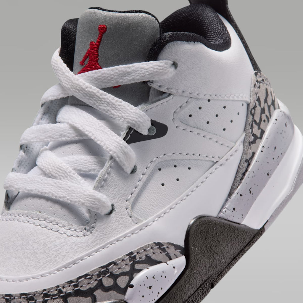 Jordan Son of Mars Baby/Toddler Shoes - White/Black/Cement Grey/Gym Red