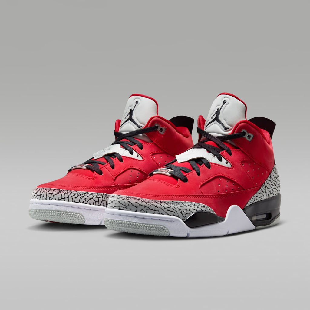 Jordan Son of Mars Low Men's Shoe - Fire Red/Grey Mist/White/Black - Image 5