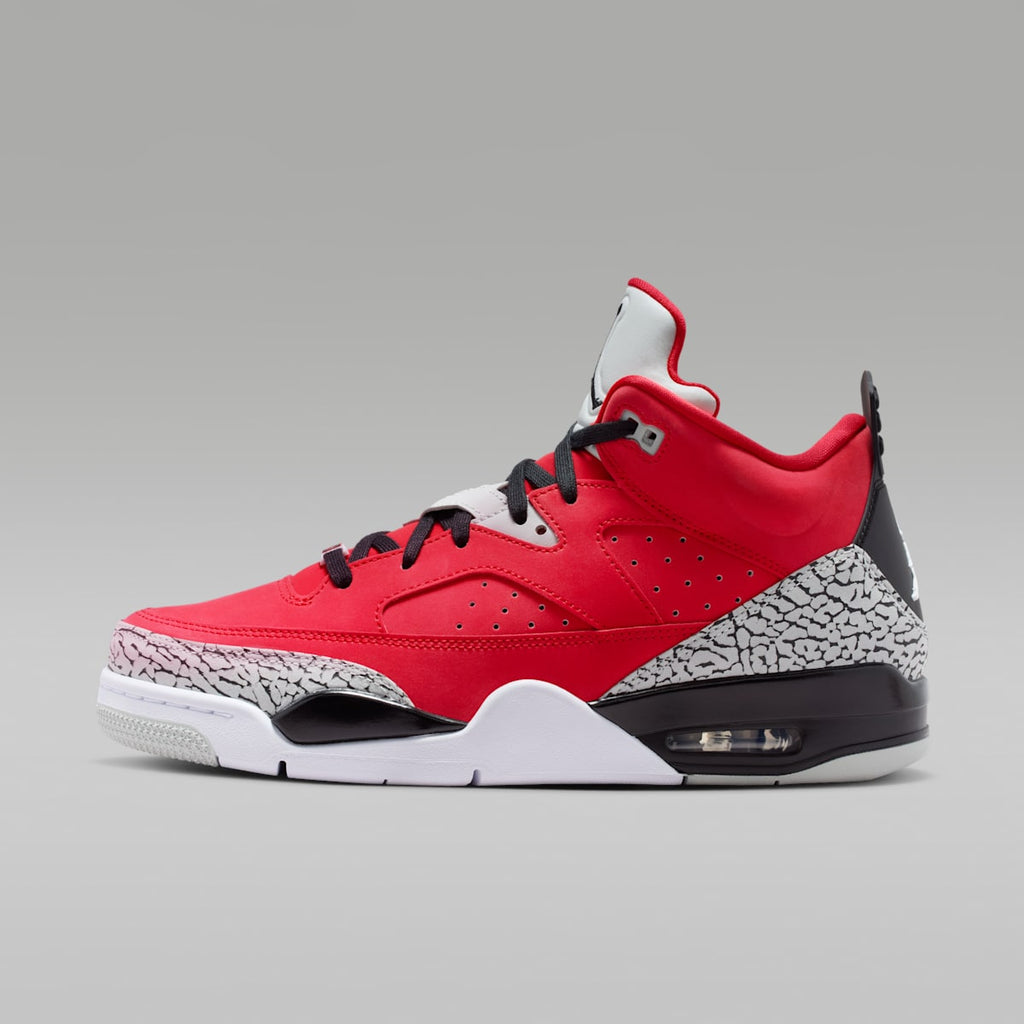 Jordan Son of Mars Low Men's Shoe - Fire Red/Grey Mist/White/Black - Image 1