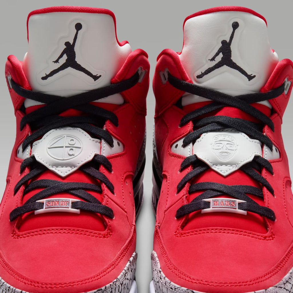 Jordan Son of Mars Low Men's Shoe - Fire Red/Grey Mist/White/Black - Image 9