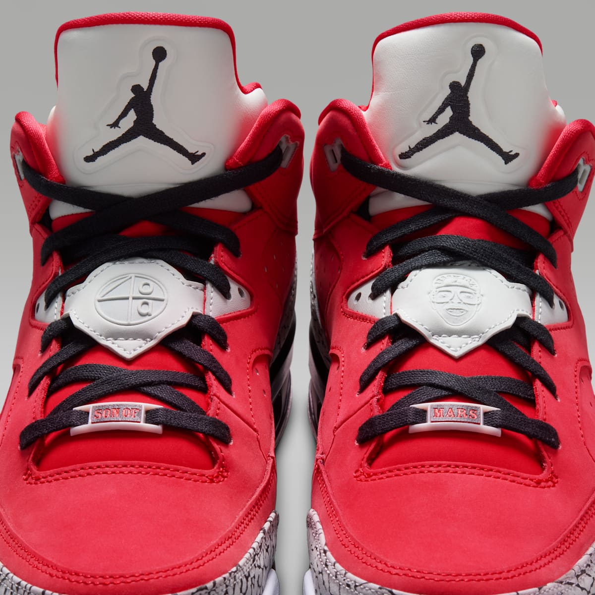 Jordan Son of Mars Low Men's Shoe - Fire Red/Grey Mist/White/Black - Image 9