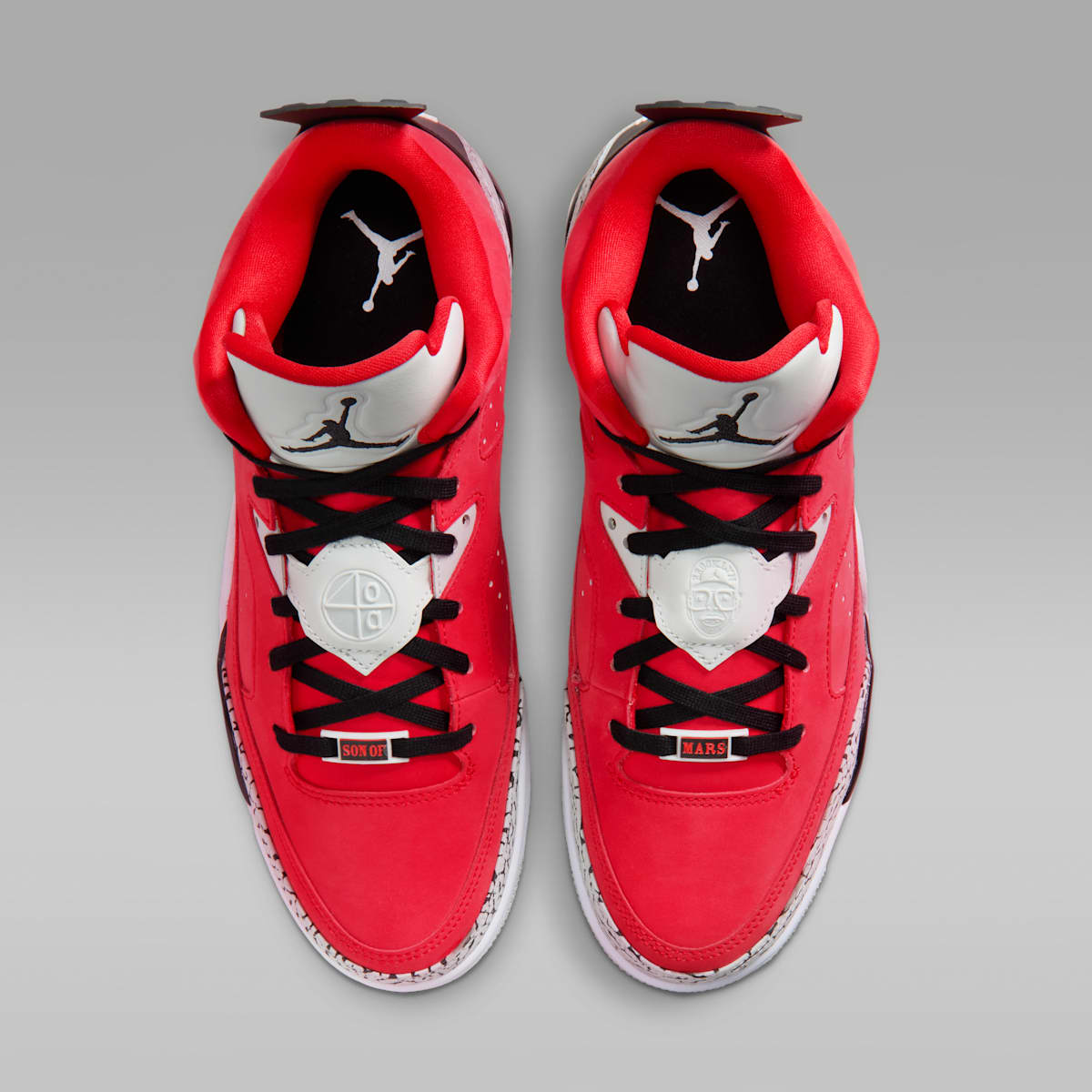 Jordan Son of Mars Low Men's Shoe - Fire Red/Grey Mist/White/Black - Image 4