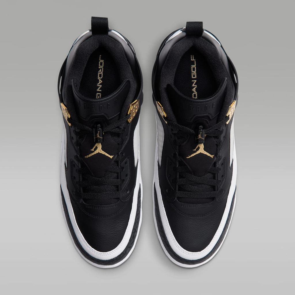 Women's Jordan Spizike G Golf Shoes - Black/White/Phantom/Metallic Gold