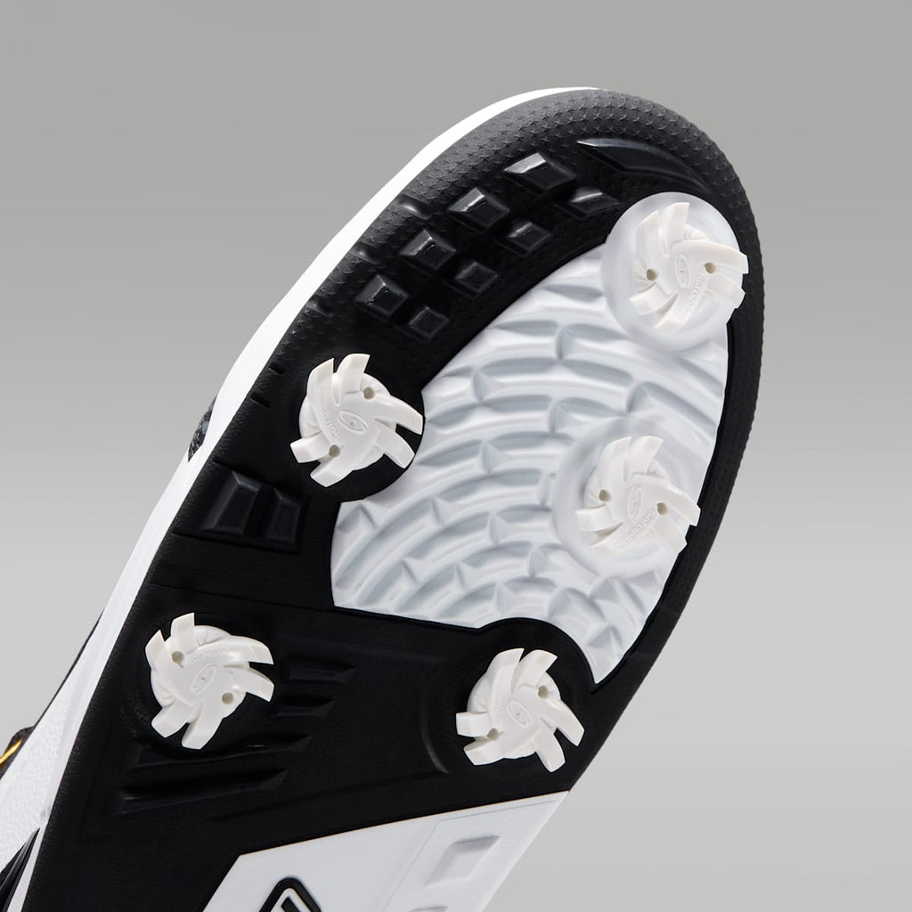 Women's Jordan Spizike G Golf Shoes - Black/White/Phantom/Metallic Gold