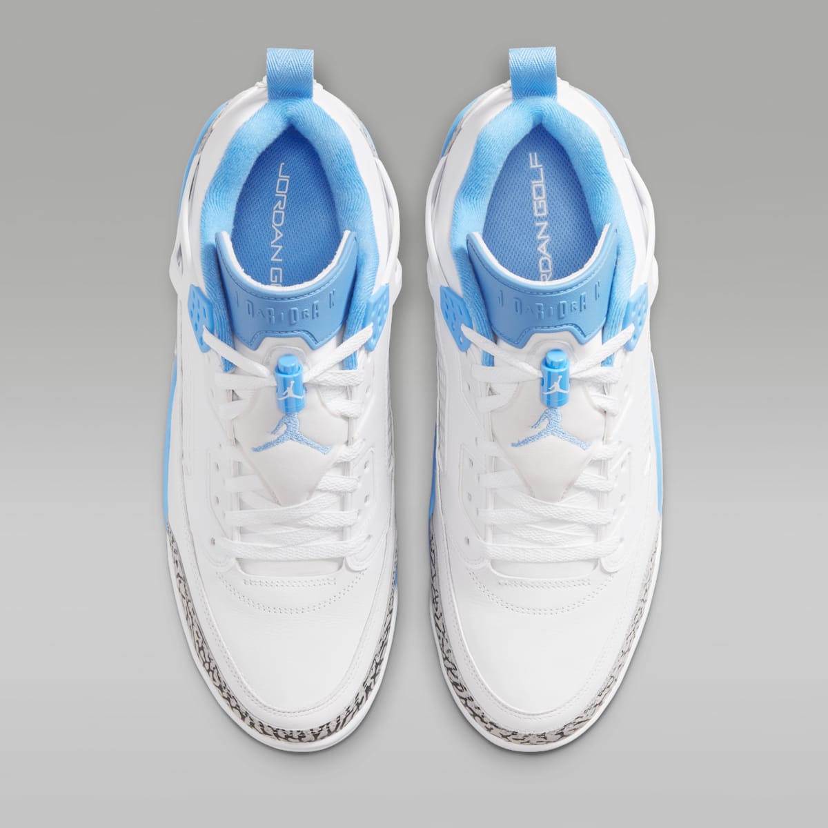 Women's Jordan Spizike G Golf Shoes - White/Wolf Grey/University Blue