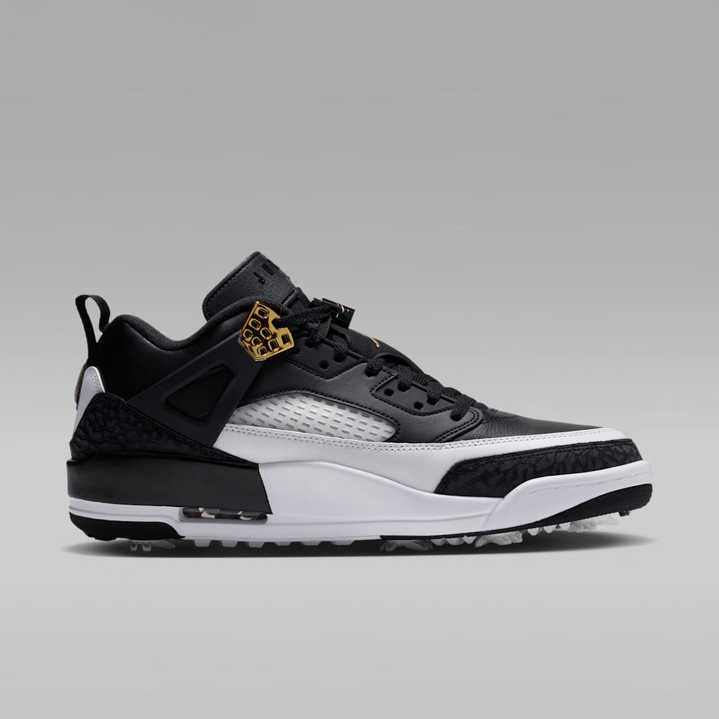 Women's Jordan Spizike G Golf Shoes - Black/White/Phantom/Metallic Gold