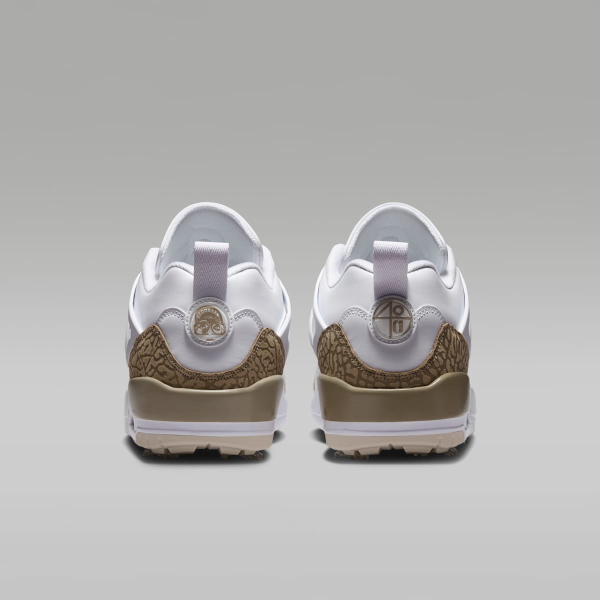 Jordan Spizike G Golf Shoes - White/Sanddrift/Light Khaki - Image 6