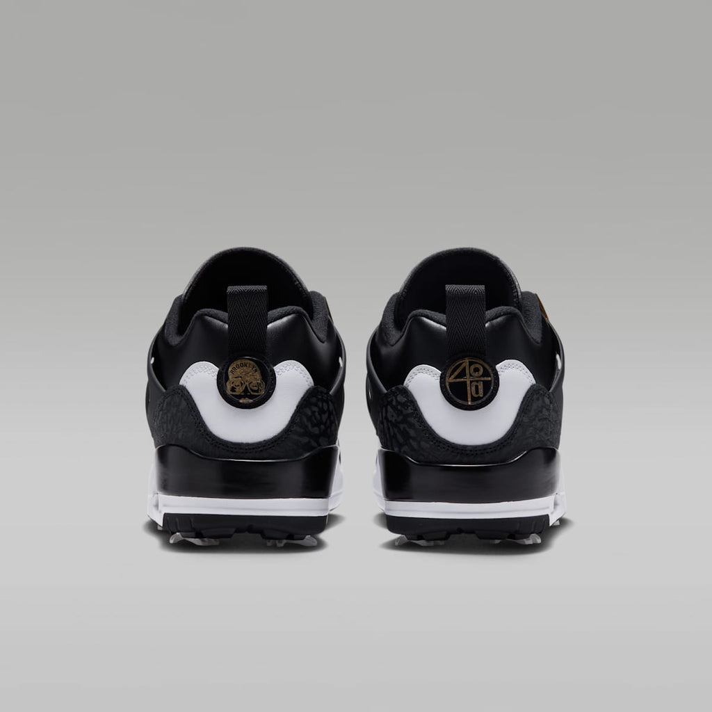 Jordan Spizike G Golf Shoes - Black/White/Phantom/Metallic Gold - Image 6