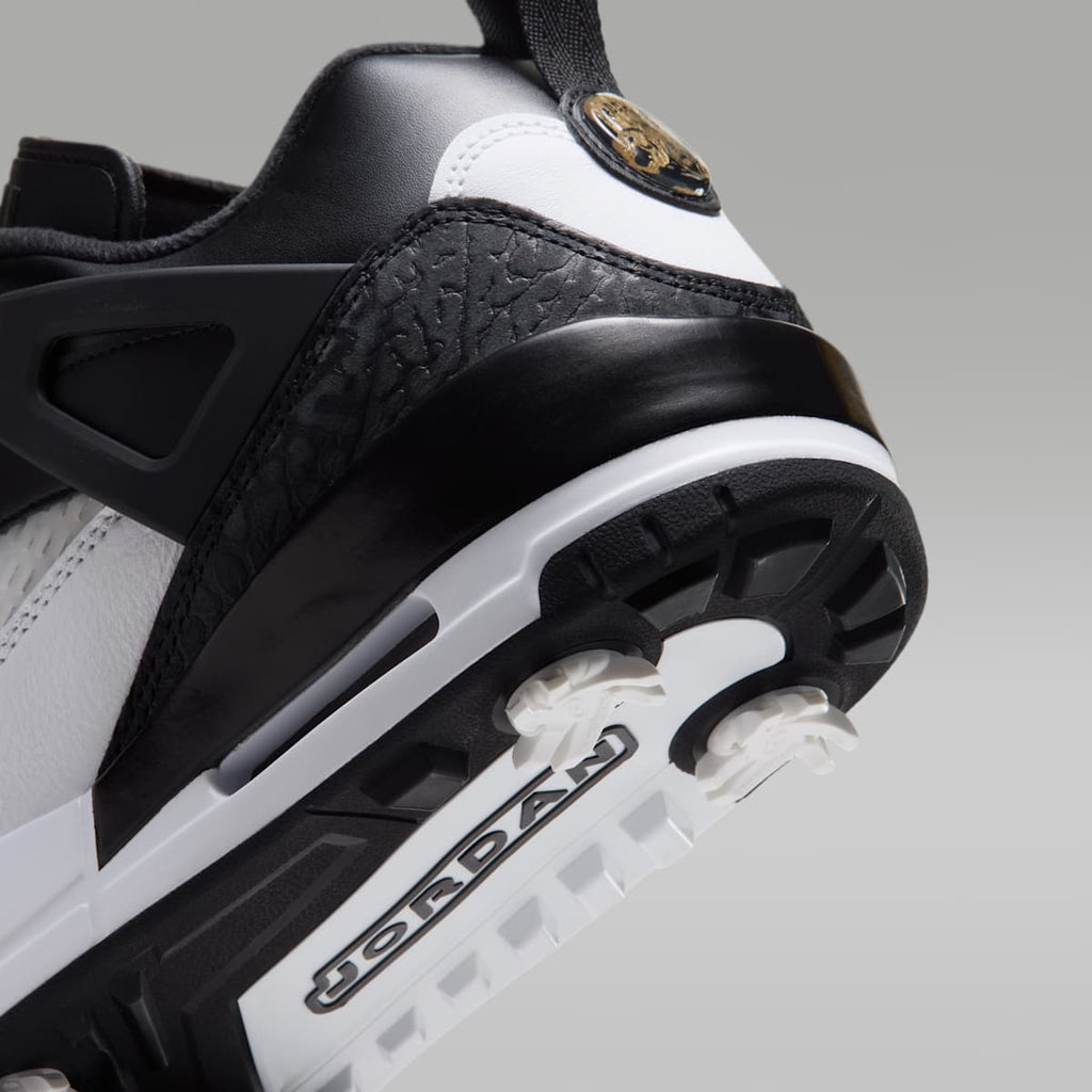 Jordan Spizike G Golf Shoes - Black/White/Phantom/Metallic Gold - Image 9