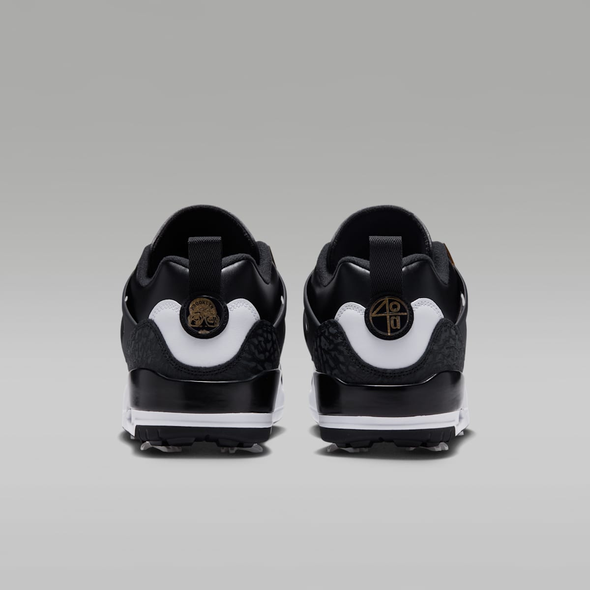 Women's Jordan Spizike G Golf Shoes - Black/White/Phantom/Metallic Gold
