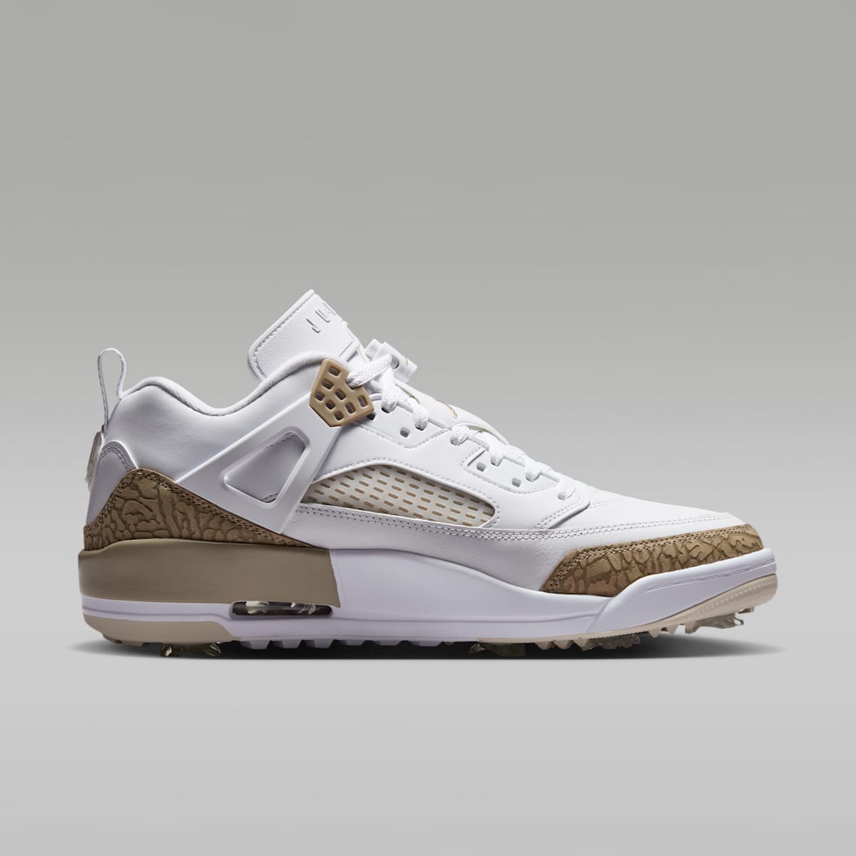 Women's Jordan Spizike G Golf Shoes - White/Sanddrift/Light Khaki