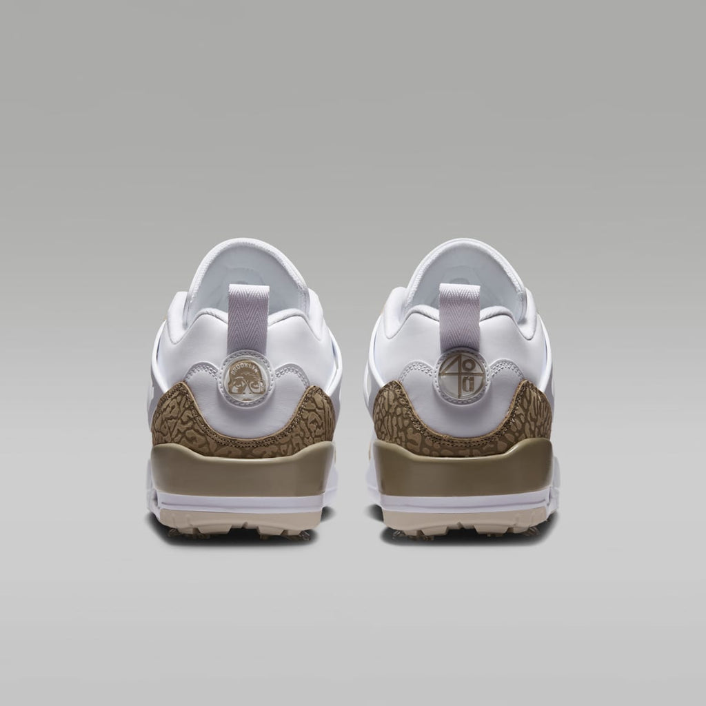 Women's Jordan Spizike G Golf Shoes - White/Sanddrift/Light Khaki