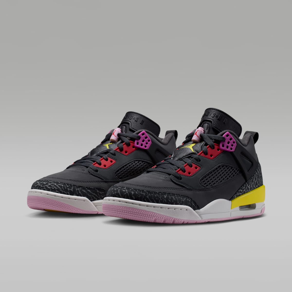 Jordan Spizike Low Men's Shoes - Anthracite/Black/Wolf Grey/University Red - Image 5