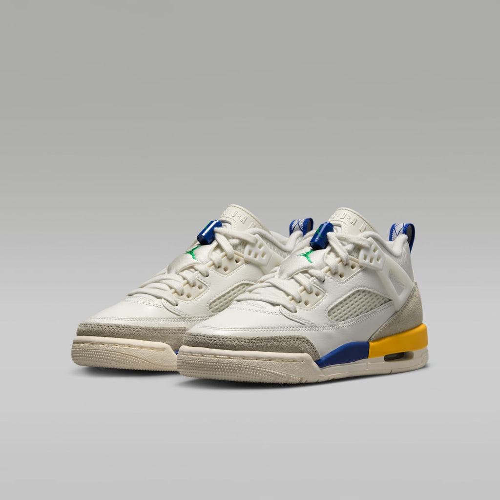 Jordan Spizike Low Big Kids' Shoes - Sail/Old Royal/Phantom/Lucky Green - Image 5