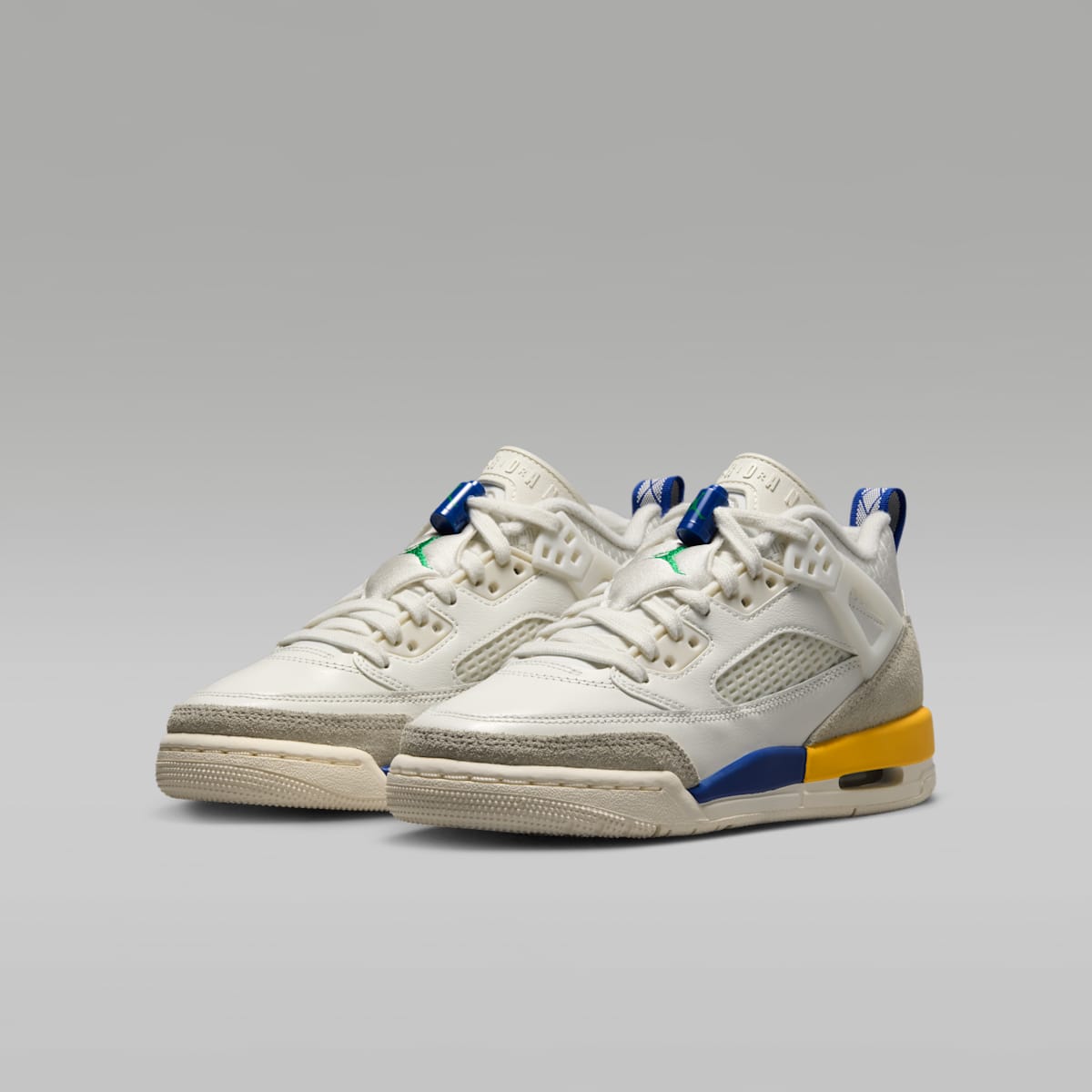 Jordan Spizike Low Big Kids' Shoes - Sail/Old Royal/Phantom/Lucky Green - Image 5