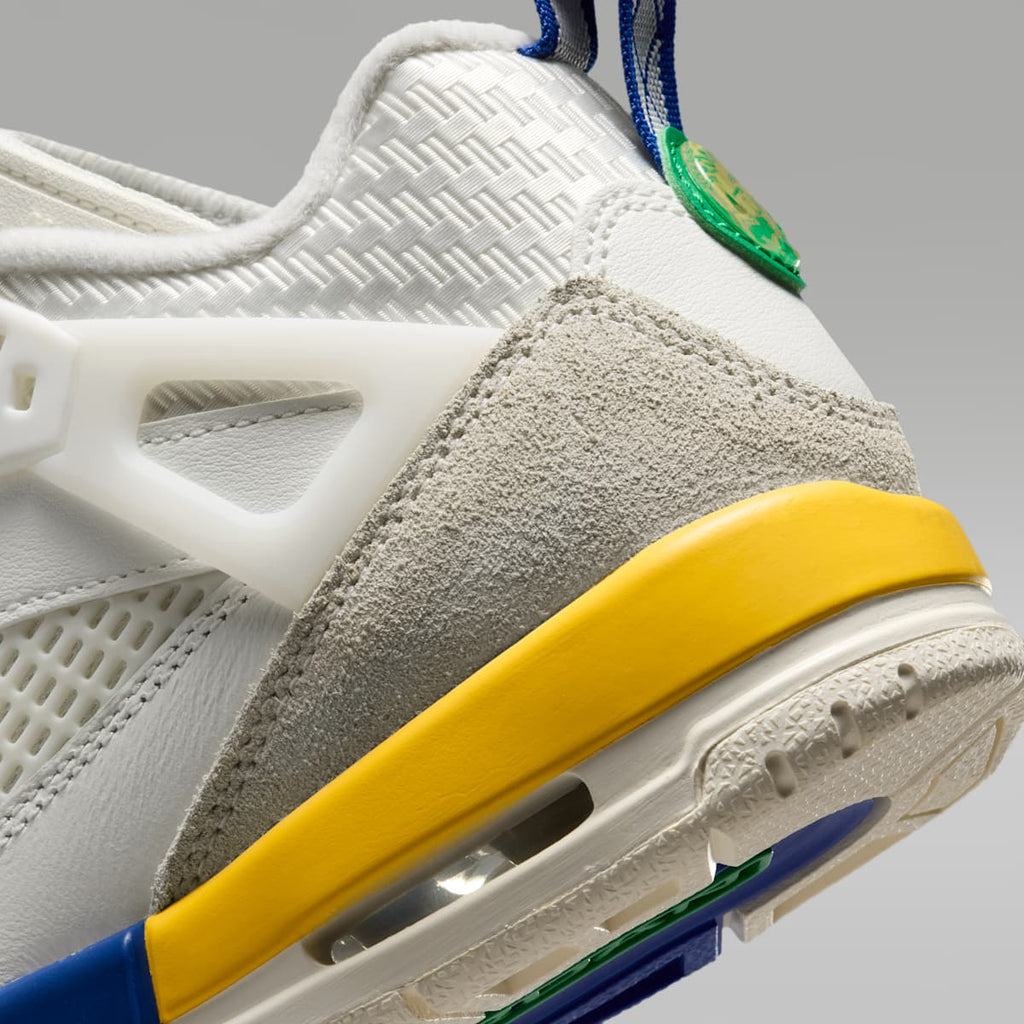 Jordan Spizike Low Big Kids' Shoes - Sail/Old Royal/Phantom/Lucky Green - Image 8