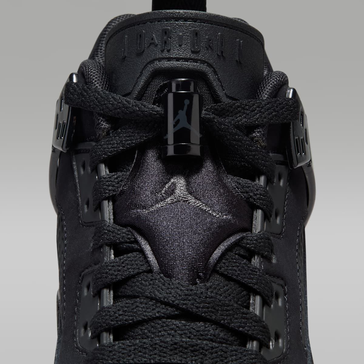 Jordan Spizike Low Big Kids' Shoes - Black/Anthracite/Black - Image 9