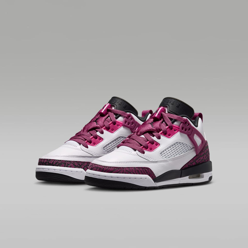 Jordan Spizike Low Big Kids' Shoes - White/Sweet Beet/Desert Pink/Off Noir - Image 5