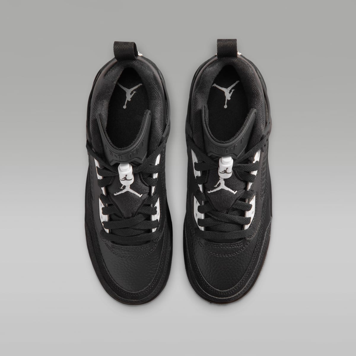 Jordan Spizike Low Big Kids' Shoes - Black/White/Anthracite/White - Image 4