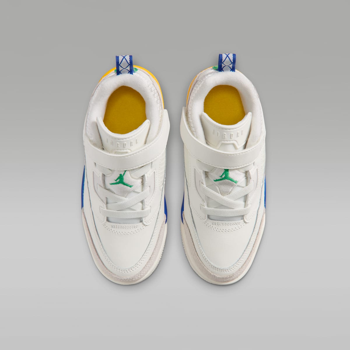 Jordan Spizike Low Little Kids' Shoes - Sail/Old Royal/Phantom/Lucky Green - Image 4