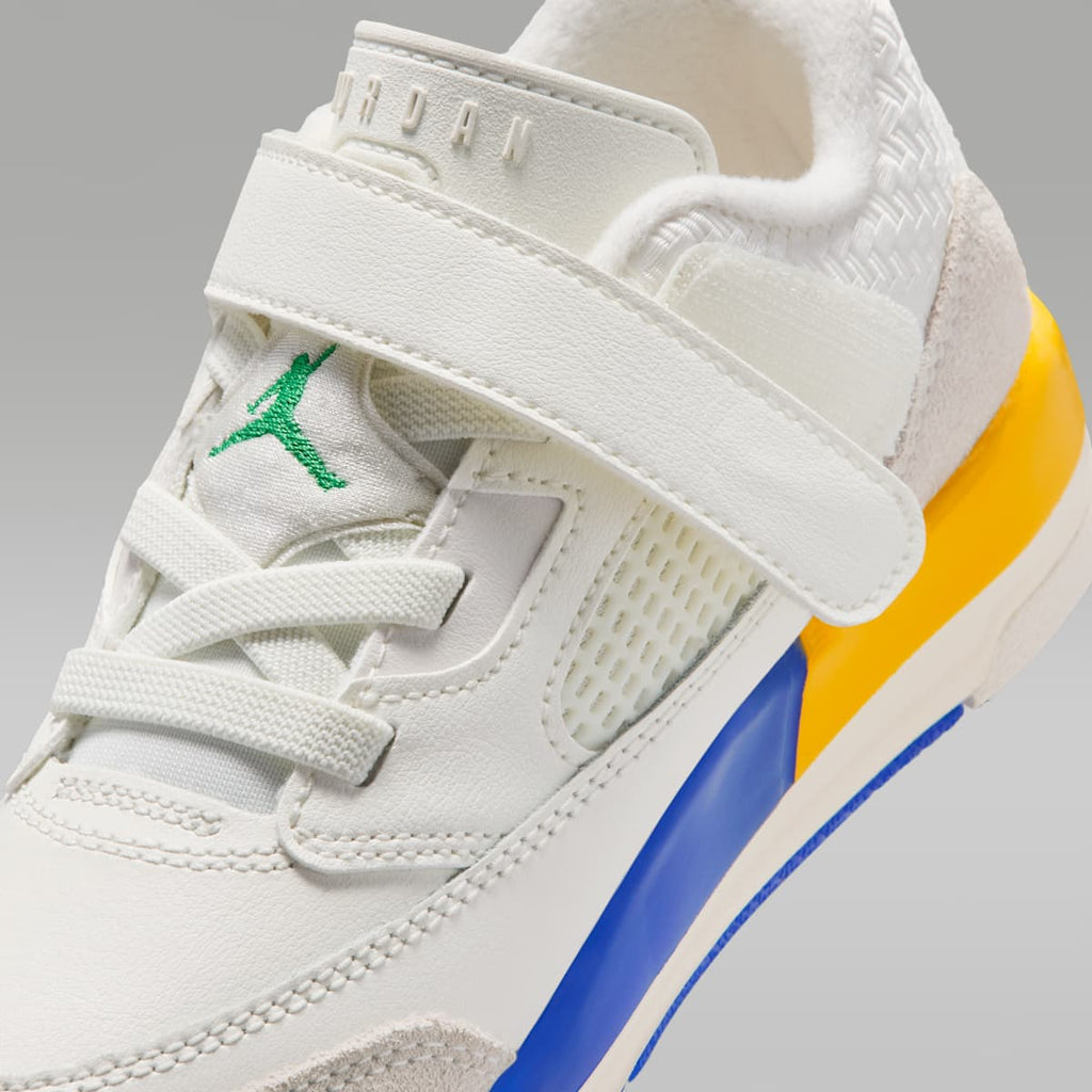 Jordan Spizike Low Little Kids' Shoes - Sail/Old Royal/Phantom/Lucky Green - Image 9