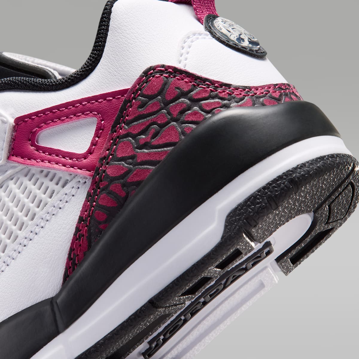 Jordan Spizike Low Little Kids' Shoes - White/Sweet Beet/Desert Pink/Off Noir - Image 8