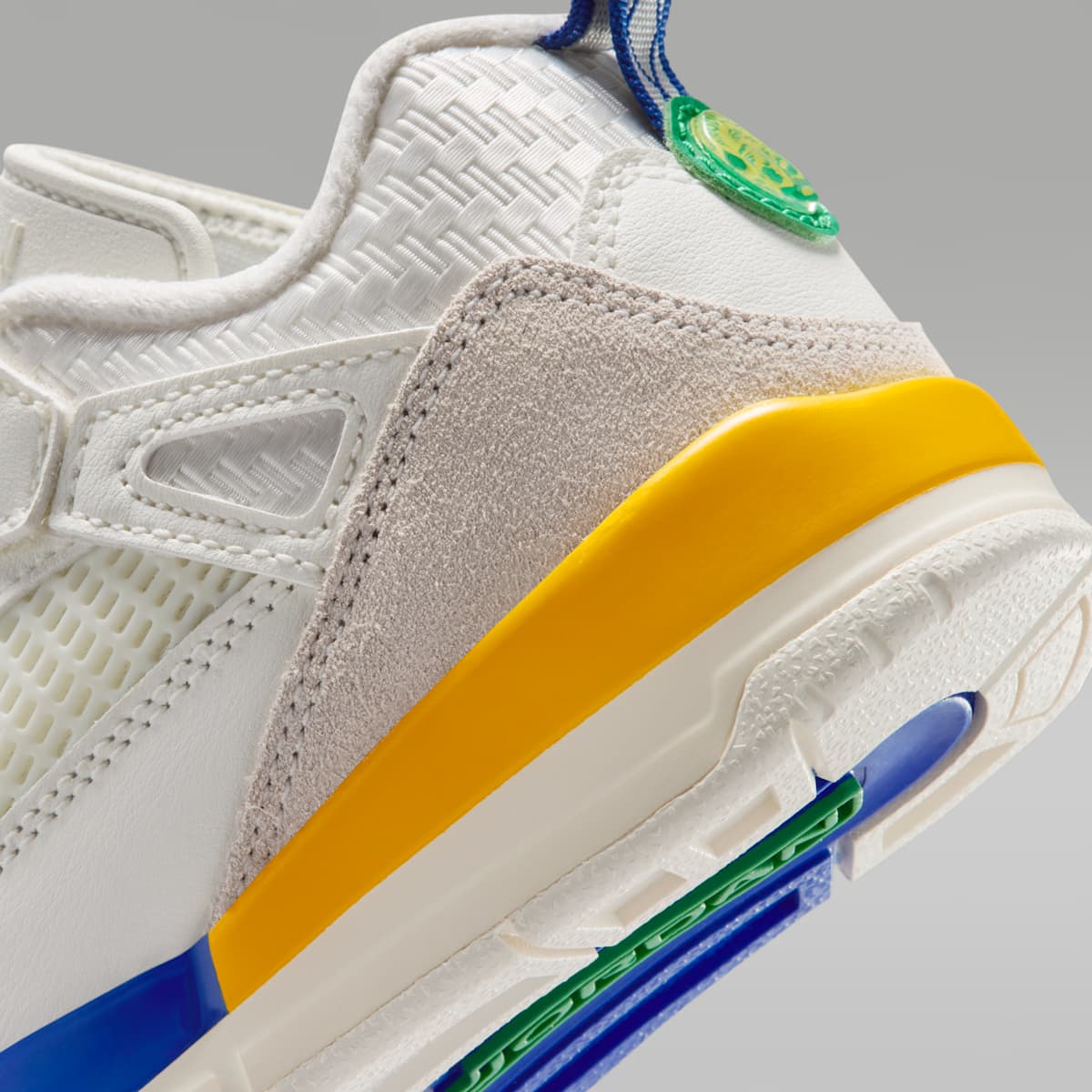 Jordan Spizike Low Little Kids' Shoes - Sail/Old Royal/Phantom/Lucky Green - Image 8