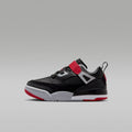 Jordan Spizike Low Little Kids' Shoes - Black/Wolf Grey/White/Gym Red - Image 1