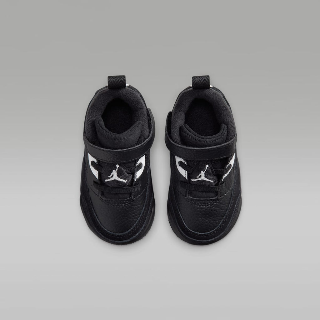 Jordan Spizike Low Baby/Toddler Shoes - Black/White/Anthracite/White - Image 4