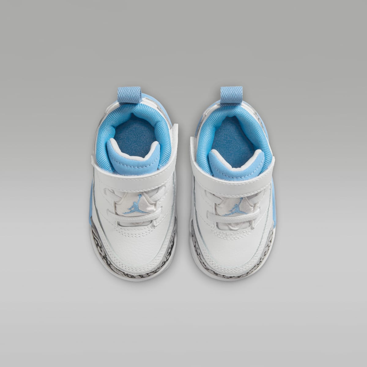 Jordan Spizike Low Baby/Toddler Shoes - White/Wolf Grey/Anthracite/University Blue - Image 4