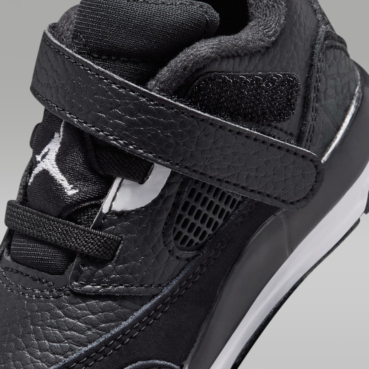 Jordan Spizike Low Baby/Toddler Shoes - Black/White/Anthracite/White - Image 8