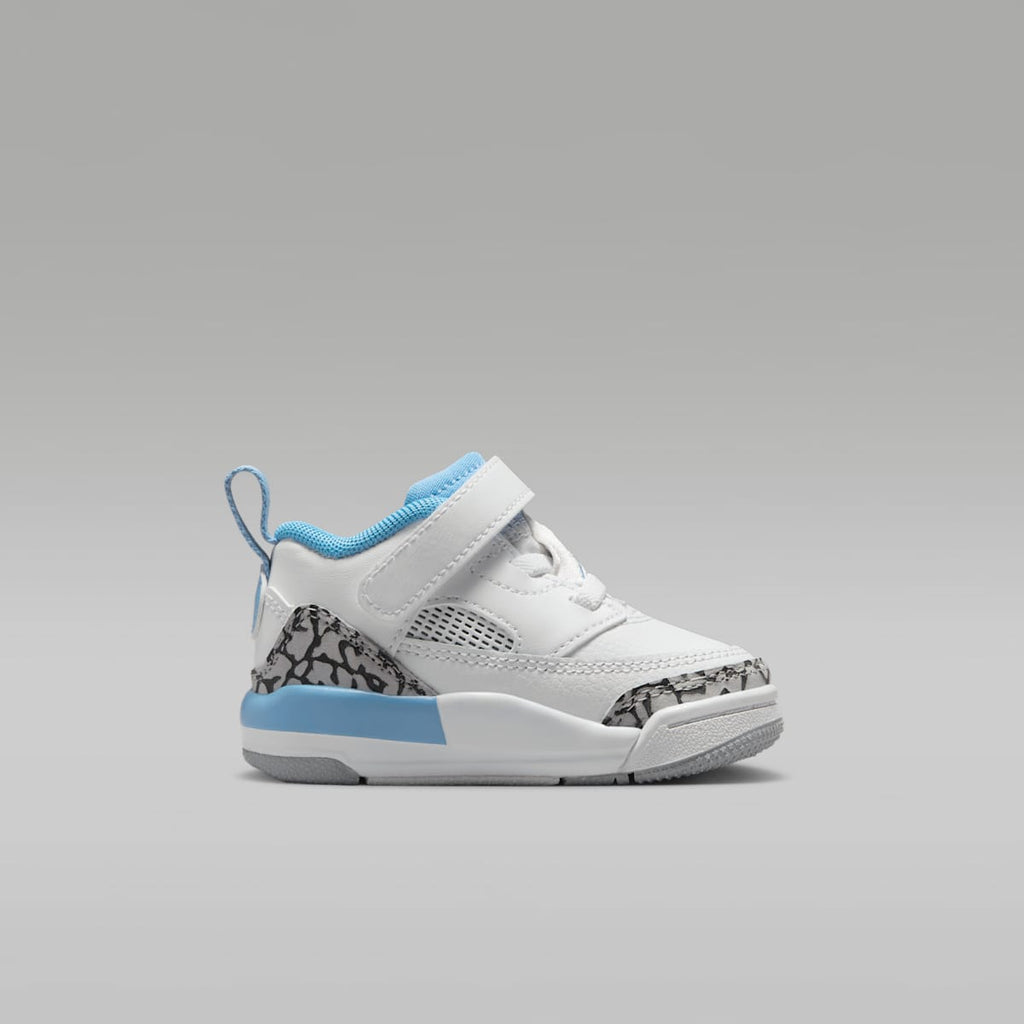 Jordan Spizike Low Baby/Toddler Shoes - White/Wolf Grey/Anthracite/University Blue - Image 3