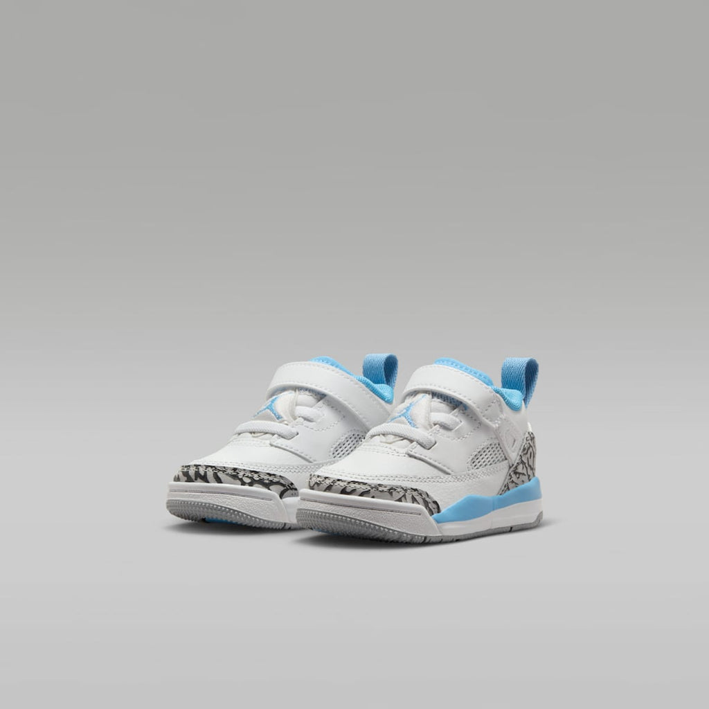 Jordan Spizike Low Baby/Toddler Shoes - White/Wolf Grey/Anthracite/University Blue - Image 5