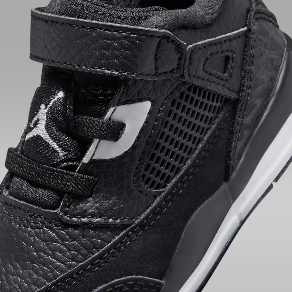 Jordan Spizike Low Baby/Toddler Shoes - Black/White/Anthracite/White - Image 7