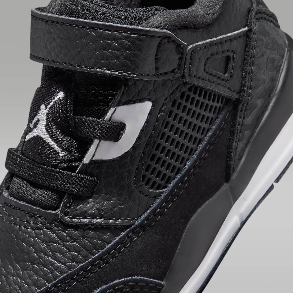 Jordan Spizike Low Baby/Toddler Shoes - Black/White/Anthracite/White - Image 7